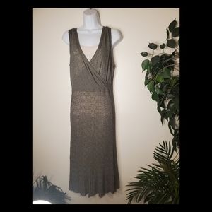 NIC+ZOE GREY/GRAY-LIKE DRESS SIZE - LARGE